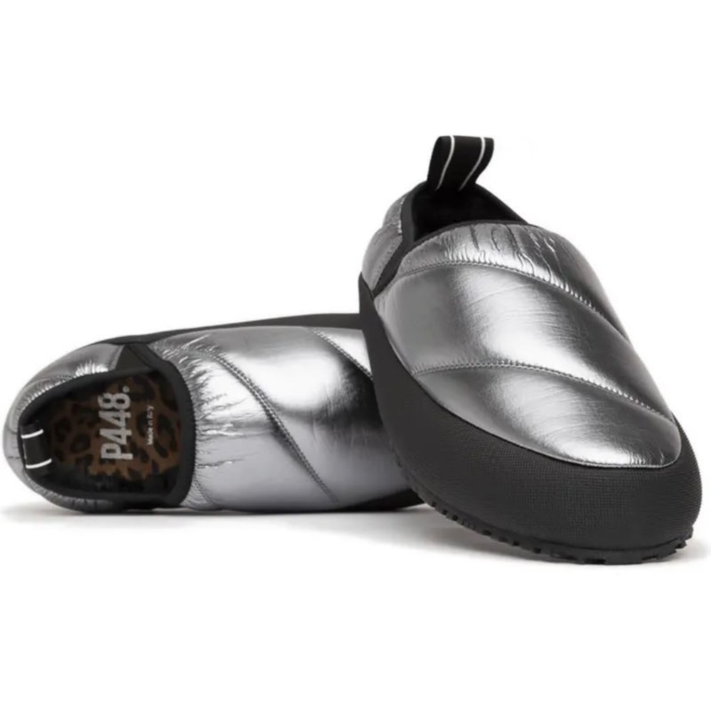 BrandNew P448 Cute Puff Laby Slip-On Sneaker Silver 42